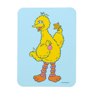 Big Bird Holding Christmas Ornaments マグネット