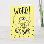 Big Bird Skate Logo - Word! Big Bird カード (正面)