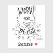 Big Bird Skate Logo - Word! Big Bird シール (シート)