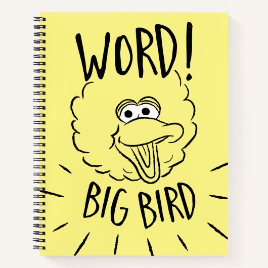 Big Bird Skate Logo - Word! Big Bird ノートブック (正面)