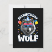 Big Birthday Wolf for Wolves カード (正面)