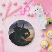 Big, black dog ペーパープレート (パーティー)
