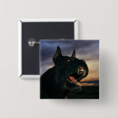 Big, black dog 缶バッジ (正面&裏面)