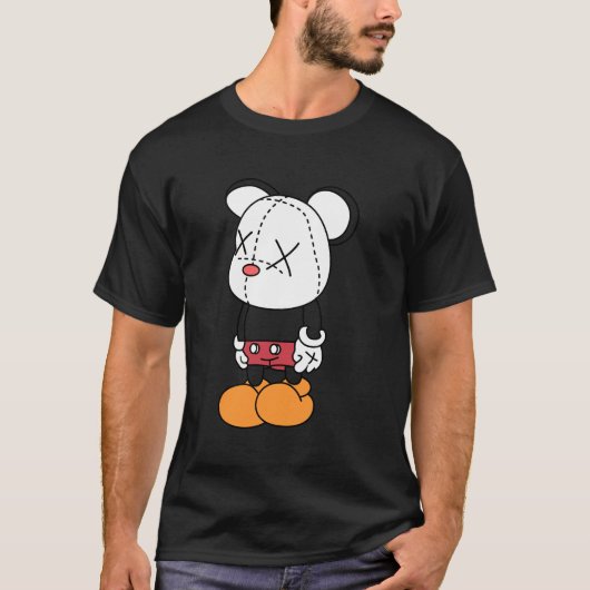 Big black-eared mouse tシャツ (正面)