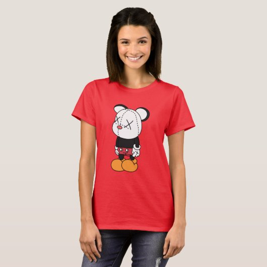 Big black-eared mouse tシャツ (正面フル)