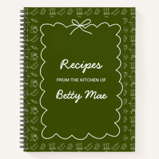 Big Blank Cookbook Write Your Own Favorite Recipe  ノートブック