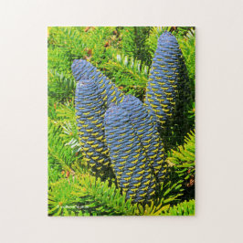 Big Blue Korean Fir Cones ジグソーパズル