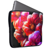 Big, Bold, Beautiful Flowers on an Electronics Bag ラップトップスリーブ (正面右)