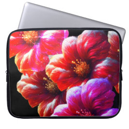 Big, Bold, Beautiful Flowers on an Electronics Bag ラップトップスリーブ