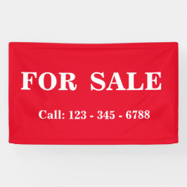 BIG BOLD FOR SALE BANNER 不動産サイン 横断幕