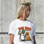 Big Boo Energy T Rex Retriever Halloween Tee Tシャツ