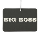 Big Boss bumpersticker カーエアーフレッシュナー (裏面)