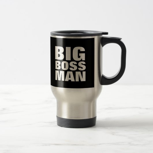 BIG BOSS MAN 楽しいコーヒーマグ トラベルマグ (右)