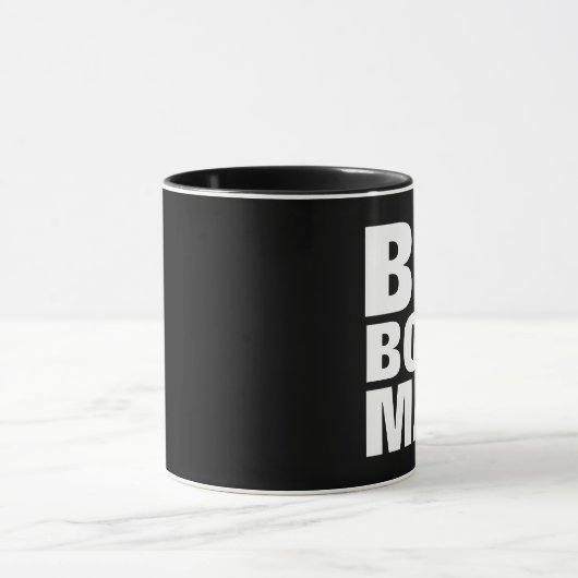 BIG BOSS MAN, Funny coffee mug マグカップ (中央)