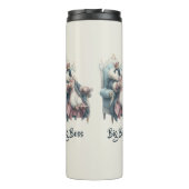 Big Boss Winter Penguin Design タンブラー (裏面)