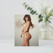 BIG BOTTOM VINTAGE BIKINI GIRL POSTCARD ポストカード (スタンド正面)