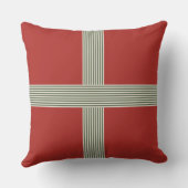 Big Bow of Striped Ribbon Red クッション (裏面)