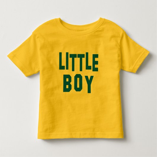 Big BoyとLittle Boy Matching Tees トドラーTシャツ (正面)