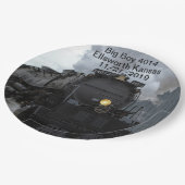 Big Boy 4014 Ellsworth Kansas ペーパープレート (アングル)