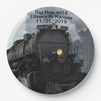 Big Boy 4014 Ellsworth Kansas ペーパープレート