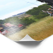 Big Boy 4014 Smoke and Steam in Kansas フォトプリント (角)