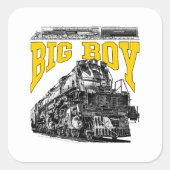 Big Boy 4014 Steam Loco. Union Pacific Class 4000 スクエアシール (正面)