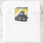 Big Boy 4014 Steam Loco. Union Pacific Class 4000 スクエアシール (バッグ)