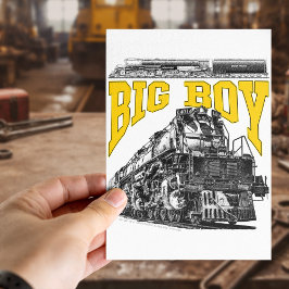 Big Boy 4014 Steam Loco. Union Pacific Class 4000 ポストカード