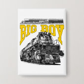 Big Boy 4014 Steam Loco. Union Pacific Class 4000 缶バッジ (正面)