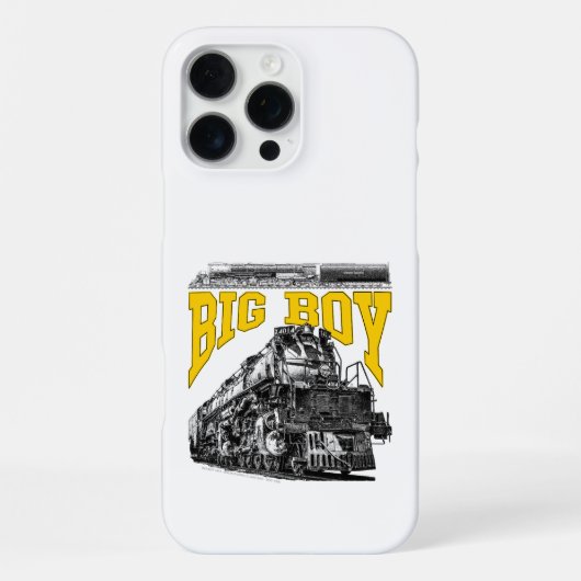 Big Boy 4014 Steam Loco. Union Pacific Class 4000 iPhoneケース (裏面)