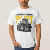 Big Boy 4014 Steam Loco. Union Pacific Class 4000 Tシャツ (正面)
