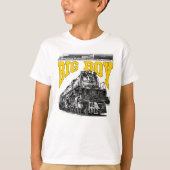 Big Boy 4014 Steam Loco. Union Pacific Class 4000 Tシャツ (正面)
