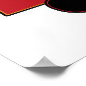 Big Boy 4014 Steam Locomotive Retro Illustration ポスター (角)