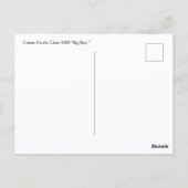 Big Boy 4014 Steam Locomotive Vintage Illustration ポストカード (裏面)