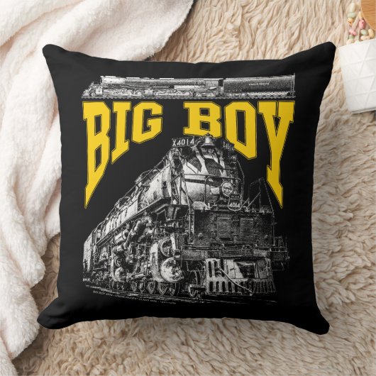 Big Boy 4014 Union Pacific Class 4000. Steam Loco. クッション (ブランケット)