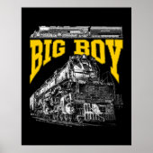 Big Boy 4014 Union Pacific Class 4000. Steam Loco. ポスター (正面)