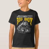 Big Boy 4014 Union Pacific Class 4000. Steam Loco. Tシャツ (正面)