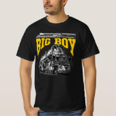 Big Boy 4014 Union Pacific Class 4000. Steam Loco. Tシャツ (正面)