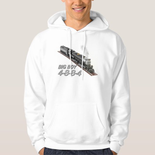 Big Boy Locomotive Dual-Sided Hoodie パーカ (正面)