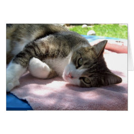 Big Boy on Table I Love You Card