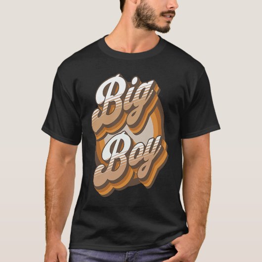 BIG BOY Retro Cool Melanin vibe Tシャツ (正面)