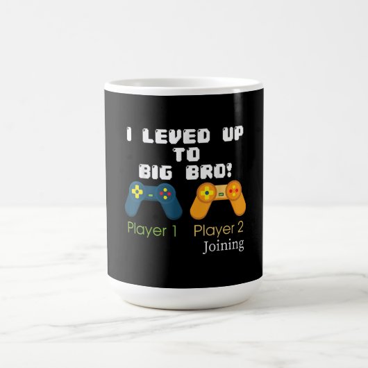 Big Bro Brother Presentまでレベルのゲームのギフト コーヒーマグカップ (中央)