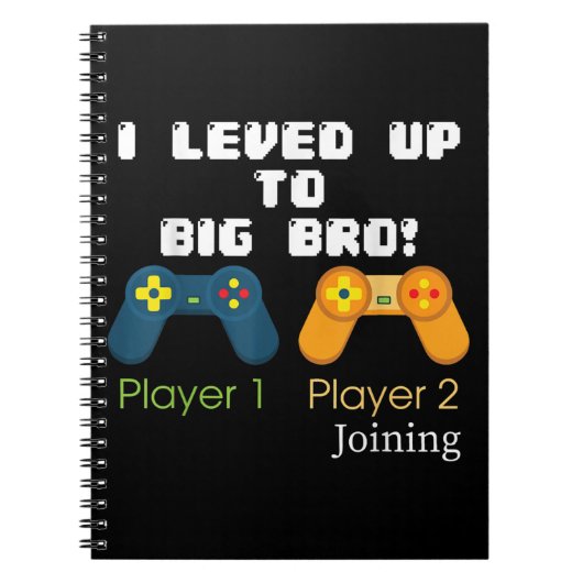 Big Bro Brother Presentまでレベルのゲームのギフト ノートブック (正面)