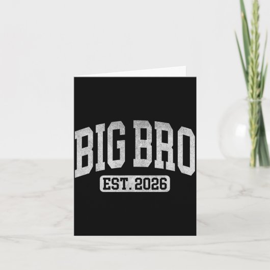 Big Bro Est 2026 New Big Bro Announcement Cool Bro カード (正面)