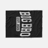 Big Bro Est 2026 New Big Bro Announcement Cool Bro フリースブランケット (正面(横))