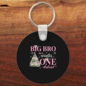 Big Bro In A Winter Onederland Birthday Girl Chris キーホルダー (正面)