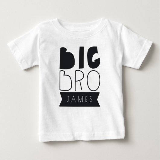 Big Bro & Lil Bro set ベビーTシャツ (正面)