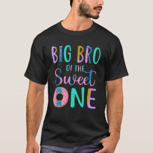 Big Bro of the Sweet One Brother 1st Birthday Girl Tシャツ