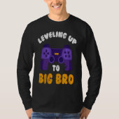 Big Bro  Present Game  Leveling future brother Tシャツ (正面)