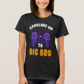 Big Bro  Present Game  Leveling future brother Tシャツ (正面)